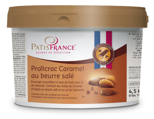Anisana BV Notenpasta PatisFrance Pralicrac Beurre Salé 4,5 kg PatisFrance Praliné a l'ancienne