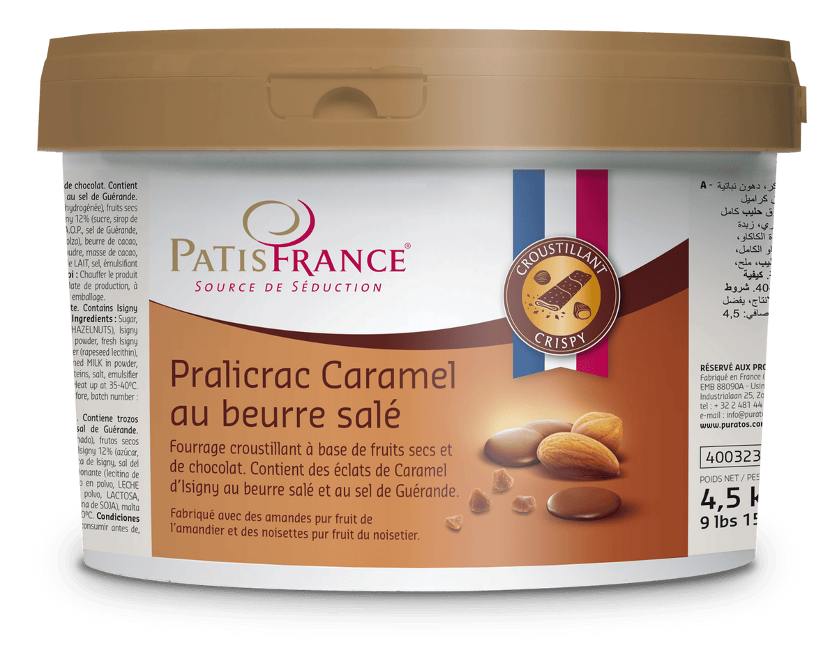 Anisana BV Notenpasta’s PatisFrance  Pralicrac Beurre Salé 4,5 kg PatisFrance  Pralicrac Beurre Salé 4,5 kg | Anisana