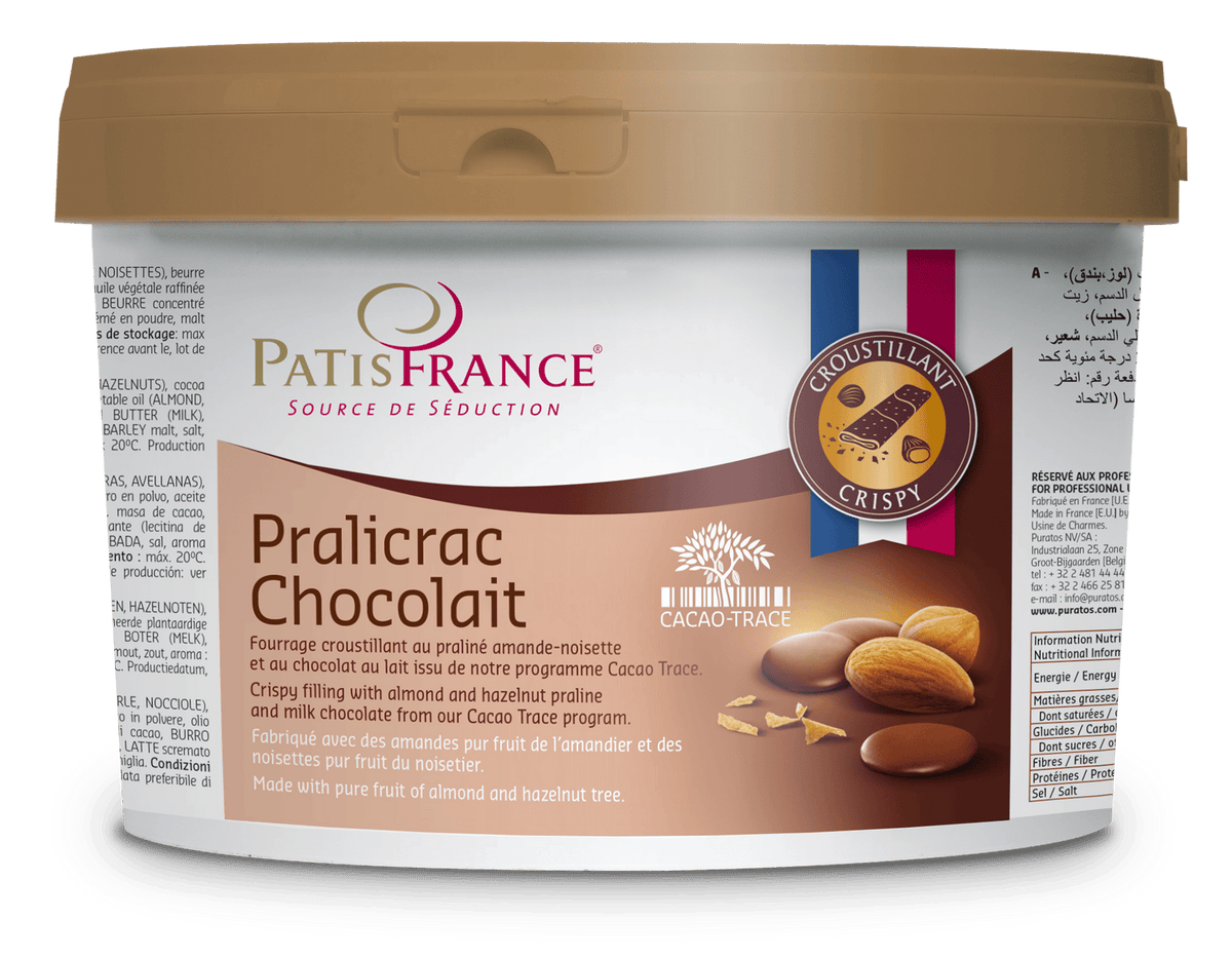 Anisana BV Notenpasta’s PatisFrance Pralicrac Chocolait 4,5 kg PatisFrance Pralicrac Chocolait 4,5 kg | Anisana