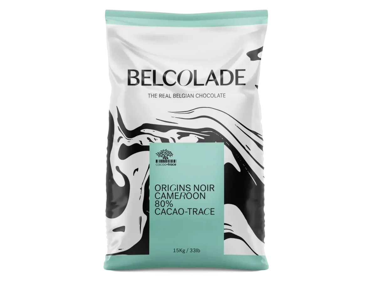 Belcolade Origins-chocolade 15 kg Belcolade Origins Noir Cameroon Cacao-Trace – 15 kg Belcolade Origins Noir Cameroon Cacao-Trace – 15 kg | Anisana