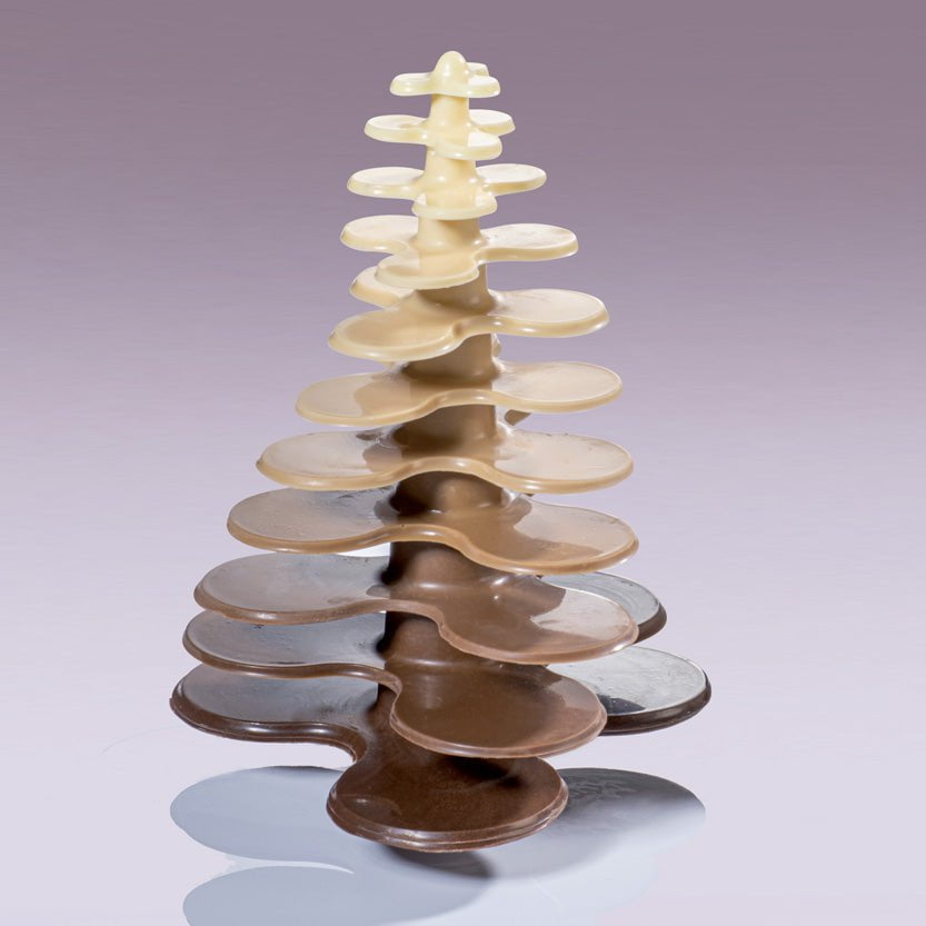 Martellato Chocoladevormen Chocoladevorm Kerstboom 20CT01 MA3010 Kerstboom polycarbonaat chocoladevorm/Bestel eenvoudig online/Anisana