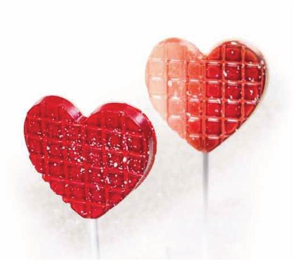 Hart Chocoladevorm Lollypop